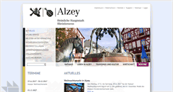 Desktop Screenshot of alzey.de