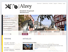 Tablet Screenshot of alzey.de